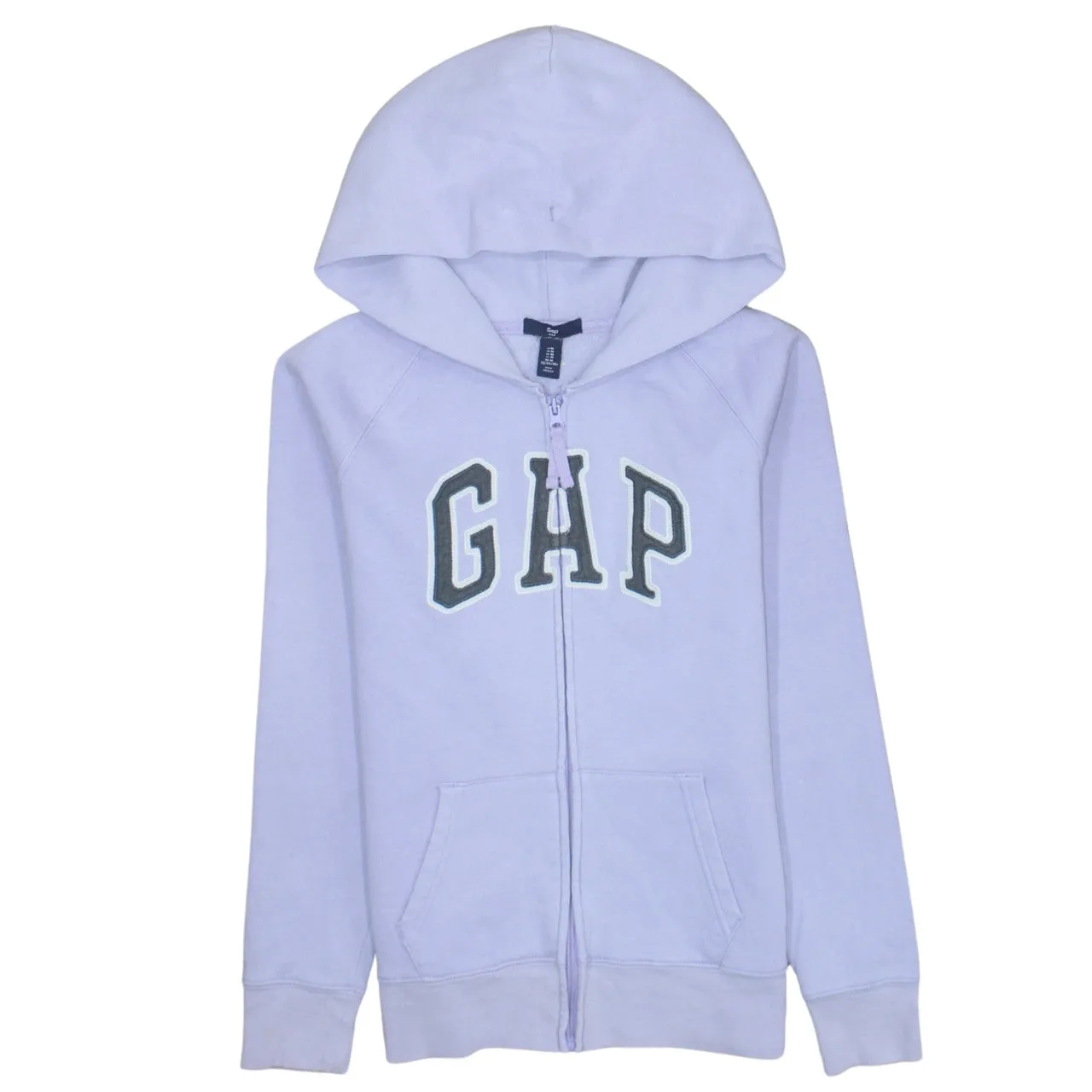 Gap 90's Spellout Full Zip Up Hoodie Medium Purple sold by Vintage Club