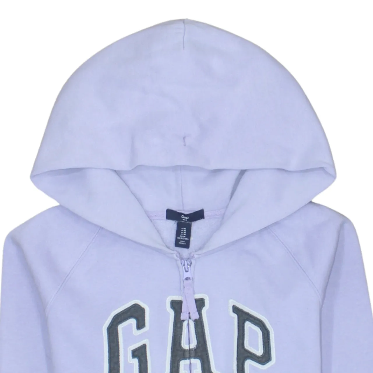 Gap 90's Spellout Full Zip Up Hoodie Medium Purple sold by Vintage Club product image thumbnail 3