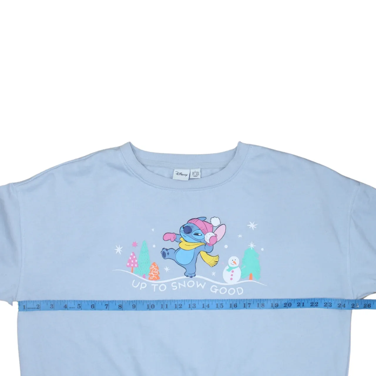 Disney 90's Stitch Crew Neck Sweatshirt Large Blue sold by Vintage Club product image thumbnail 5