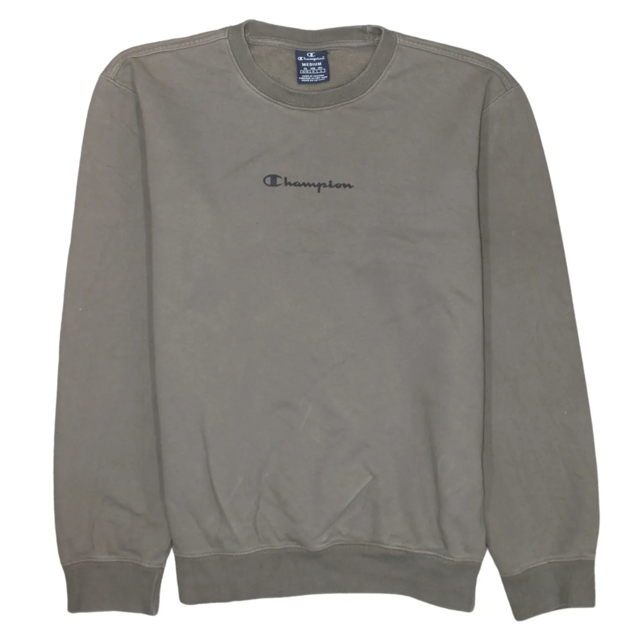Champion 90's Lightweight Crew Neck Sweatshirt Medium Grey sold by Vintage Club