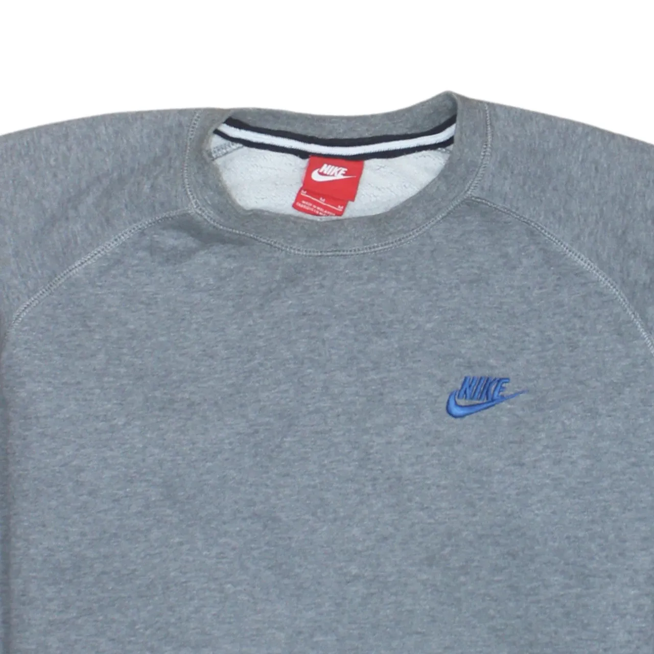 Nike 90's Swoosh Crew Neck Sweatshirt Medium Grey sold by Vintage Club product image thumbnail 3