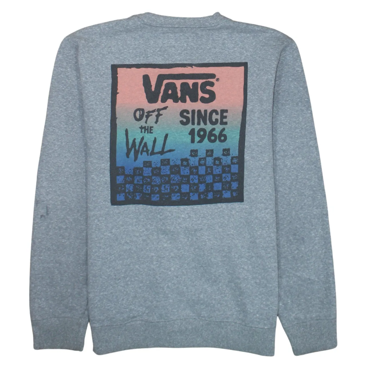 VANS 90's Lightweight Crew Neck Sweatshirt Medium Grey sold by Vintage Club product image thumbnail 2