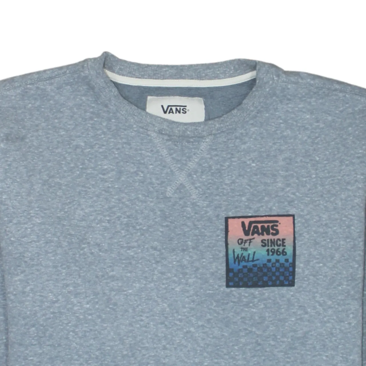 VANS 90's Lightweight Crew Neck Sweatshirt Medium Grey sold by Vintage Club product image thumbnail 3