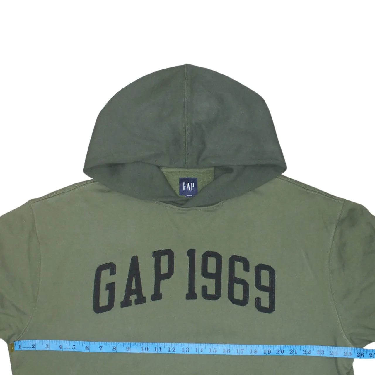 Gap 90's Spellout Pullover Hoodie Medium Green sold by Vintage Club product image thumbnail 5