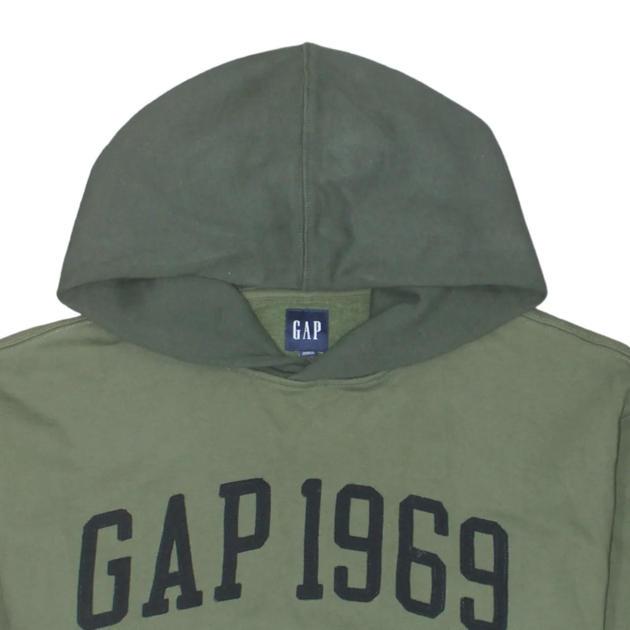 Gap 90's Spellout Pullover Hoodie Medium Green sold by Vintage Club product image thumbnail 3