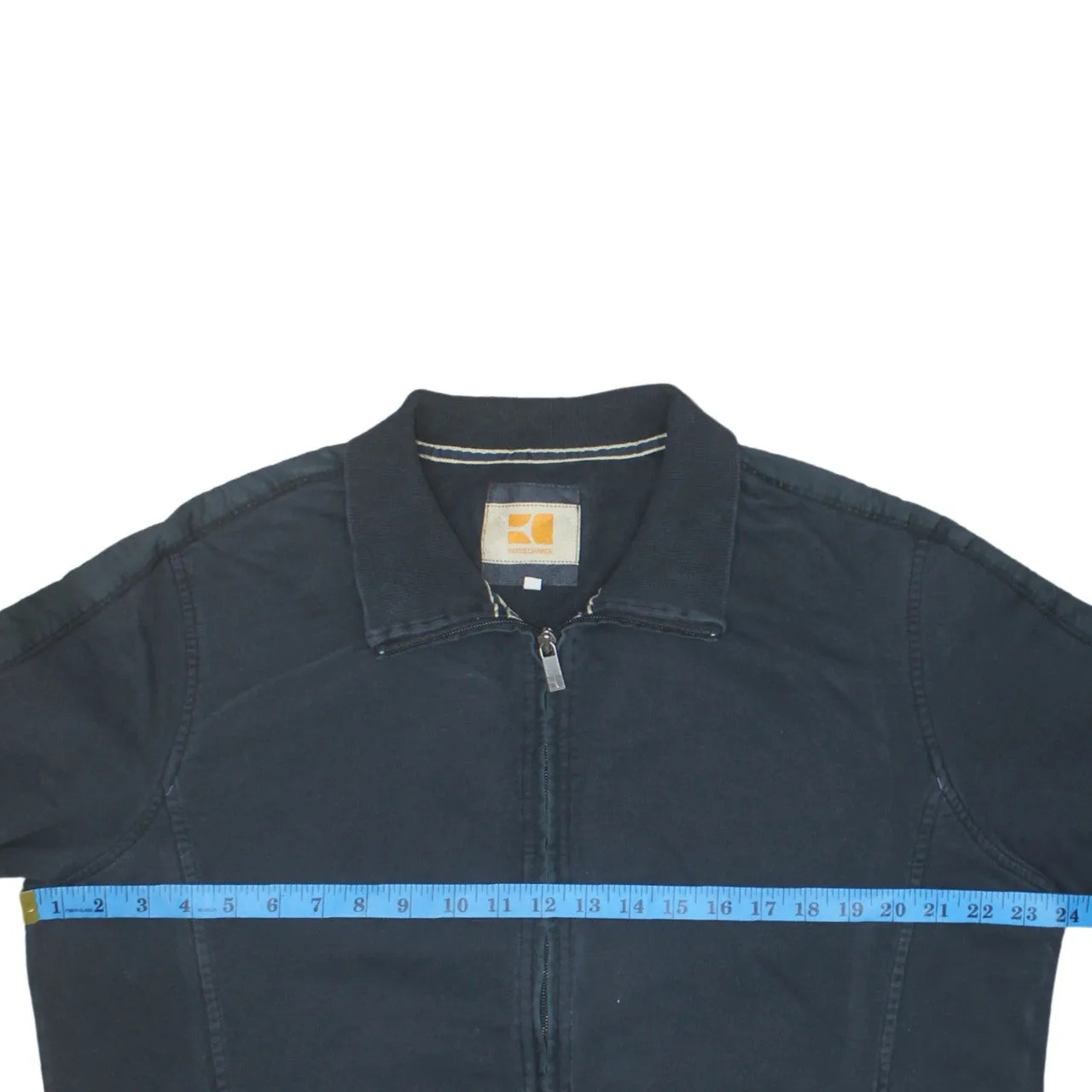 HUGO BOSS 90's Plain Full Zip Up Sweatshirt XLarge Black sold by Vintage Club product image thumbnail 5