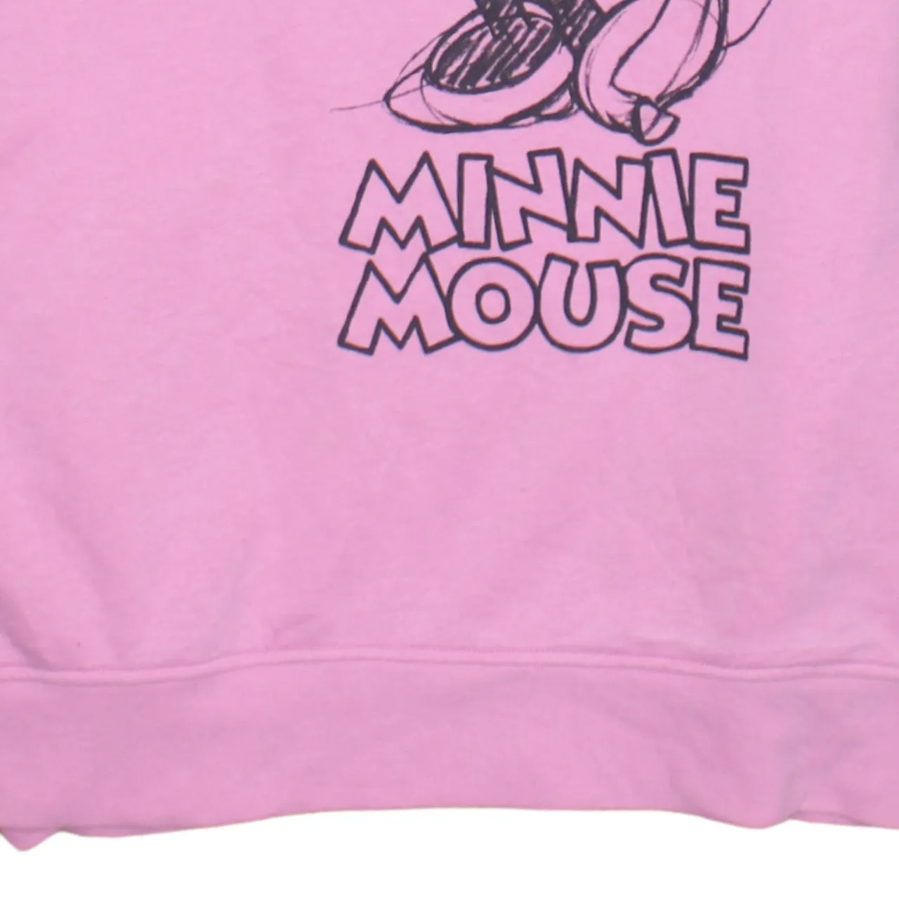 Disney 90's Minnie Mouse Pullover Hoodie Medium Pink sold by Vintage Club product image thumbnail 4