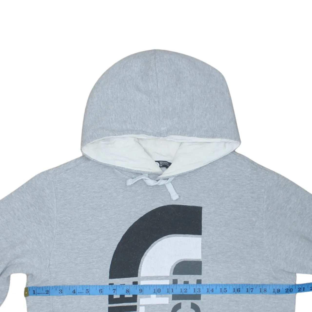 The North Face 90's Spellout Pullover Hoodie Small Grey sold by Vintage Club product image thumbnail 5