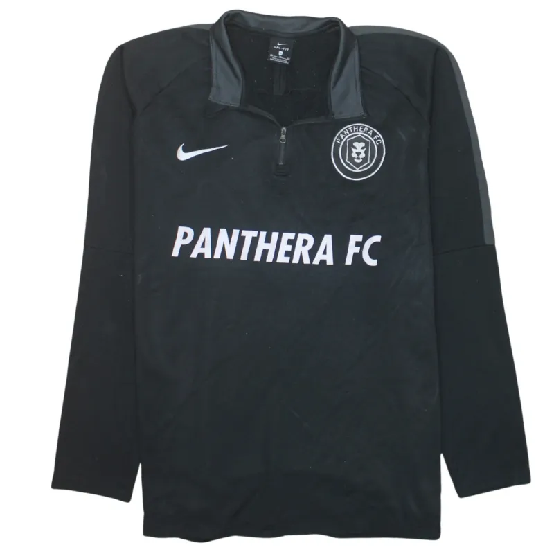 Nike 90's Swoosh Quarter Zip Sweatshirt XLarge Black sold by Vintage Club