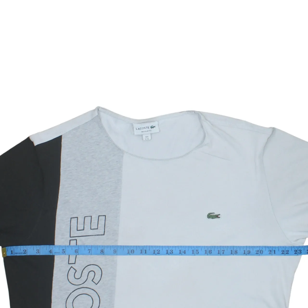 Lacoste 90's Spellout Short Sleeves T Shirt XLarge White sold by Vintage Club product image thumbnail 5