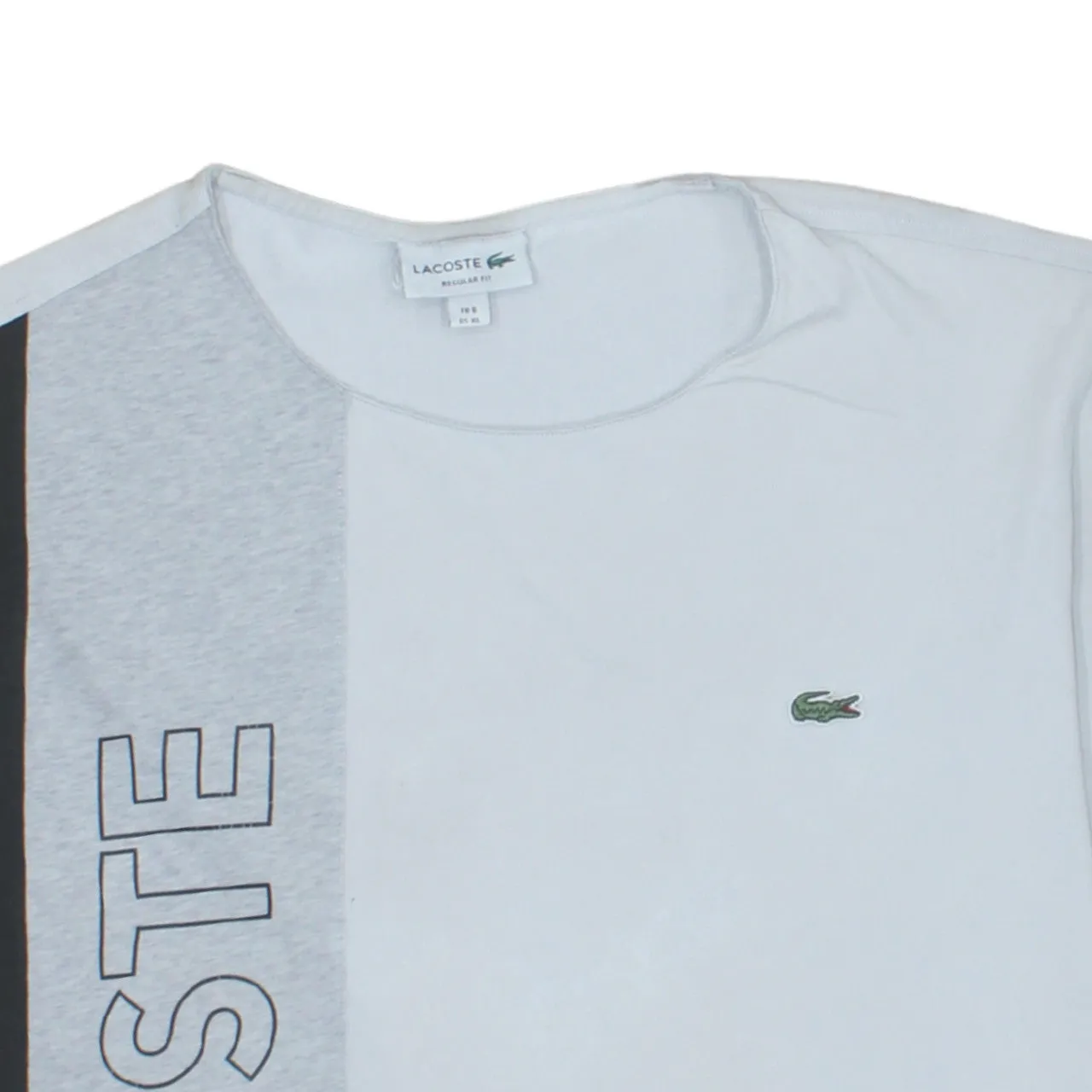 Lacoste 90's Spellout Short Sleeves T Shirt XLarge White sold by Vintage Club product image thumbnail 3