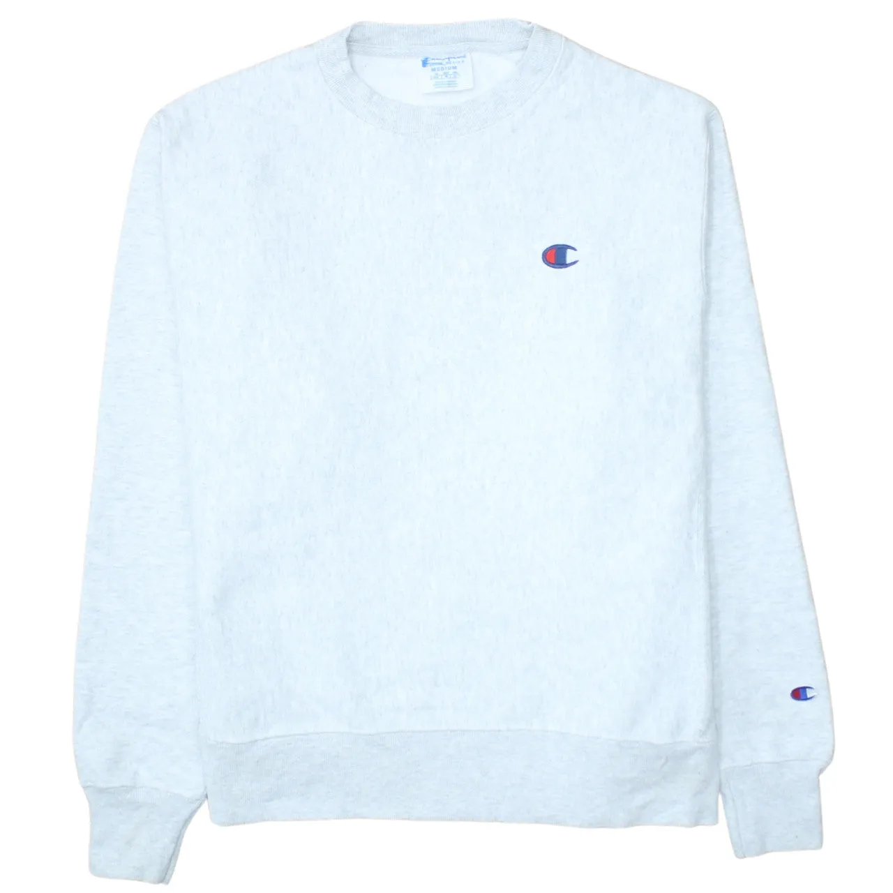 Champion 90's Lightweight Crew Neck Sweatshirt Medium Grey sold by Vintage Club