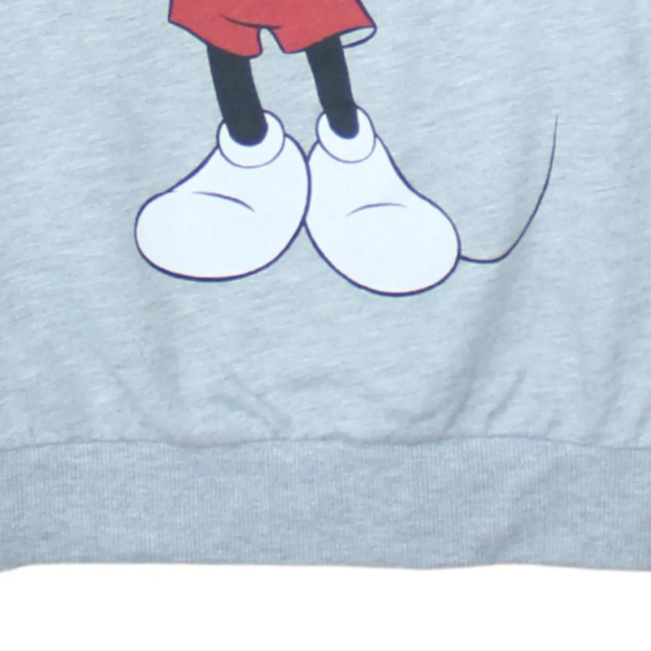 Disney Grey Sweatshirt Women's Medium Printed Mickey Mouse Chill Graphic Pullover Top sold by Vintage Club product image thumbnail 4