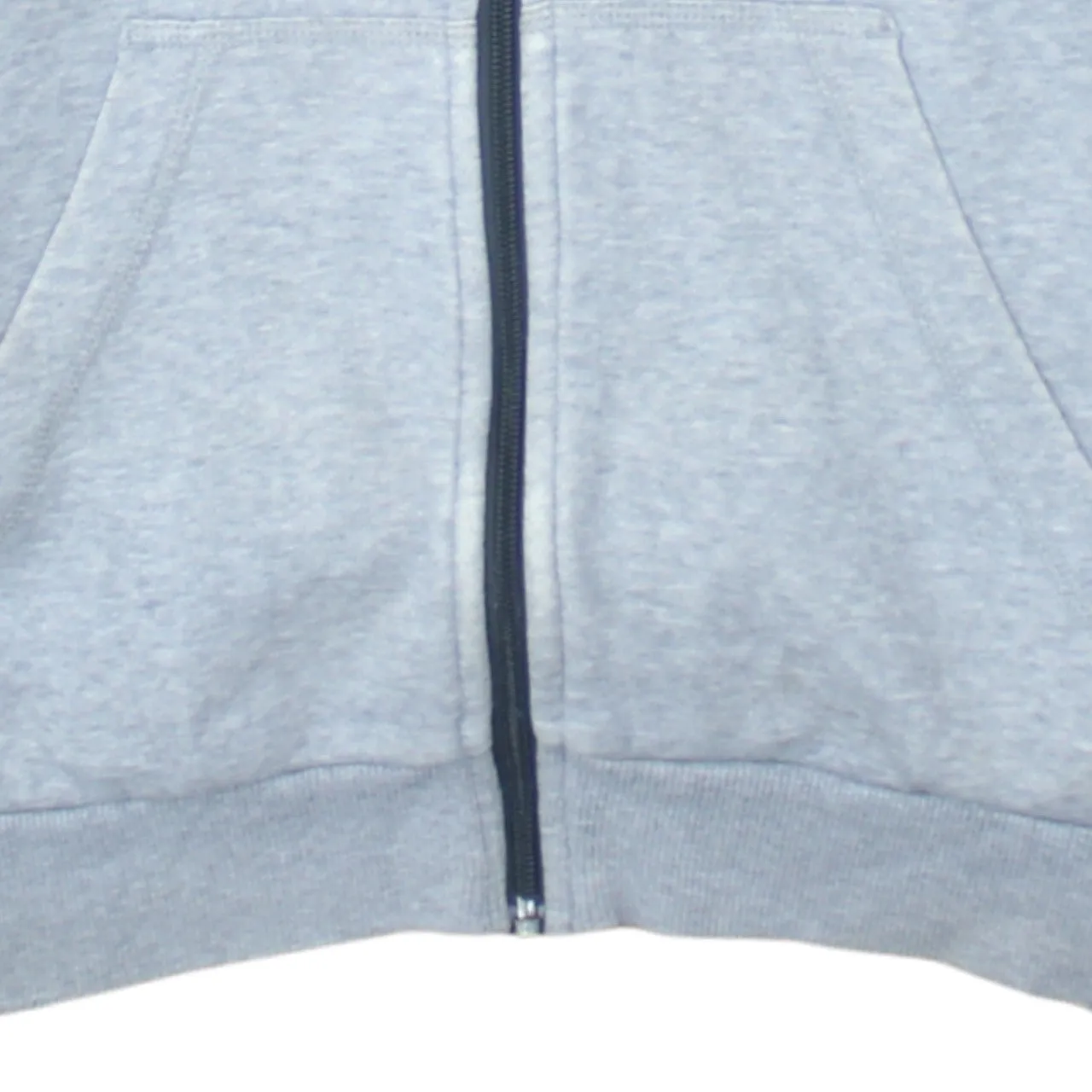 Adidas 90's Drawstring Pockets Full Zip Up Hoodie Medium Grey sold by Vintage Club product image thumbnail 4