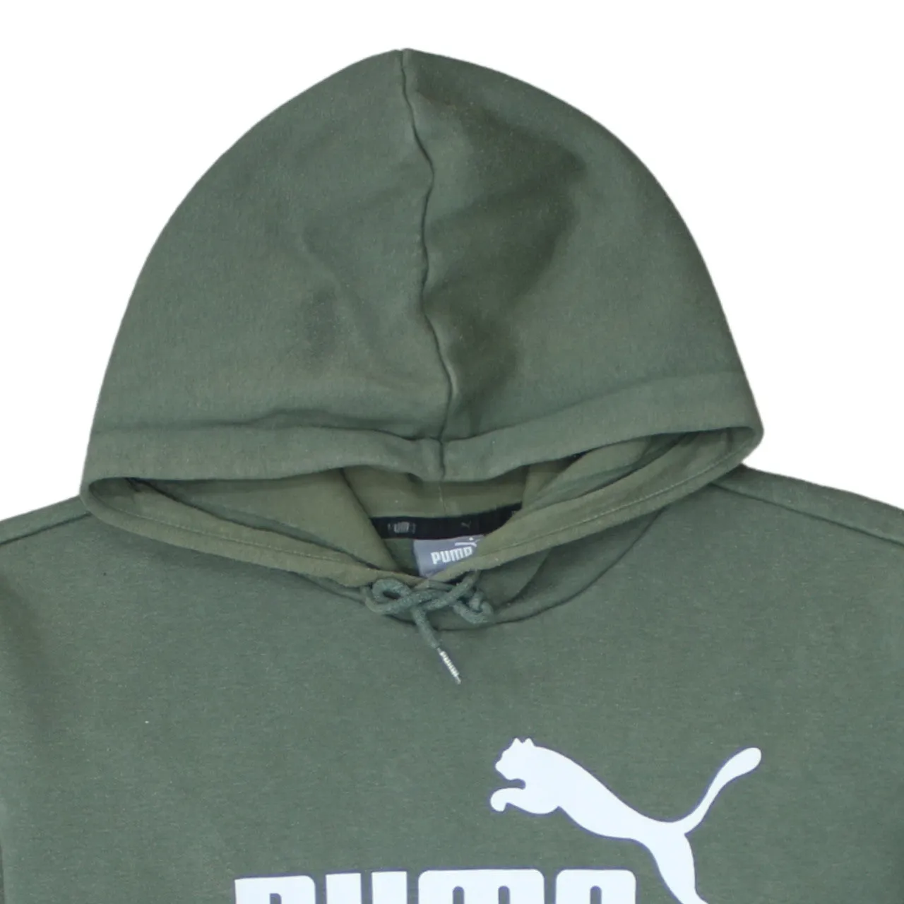 Puma 90's Spellout Pullover Hoodie Large Green sold by Vintage Club product image thumbnail 3