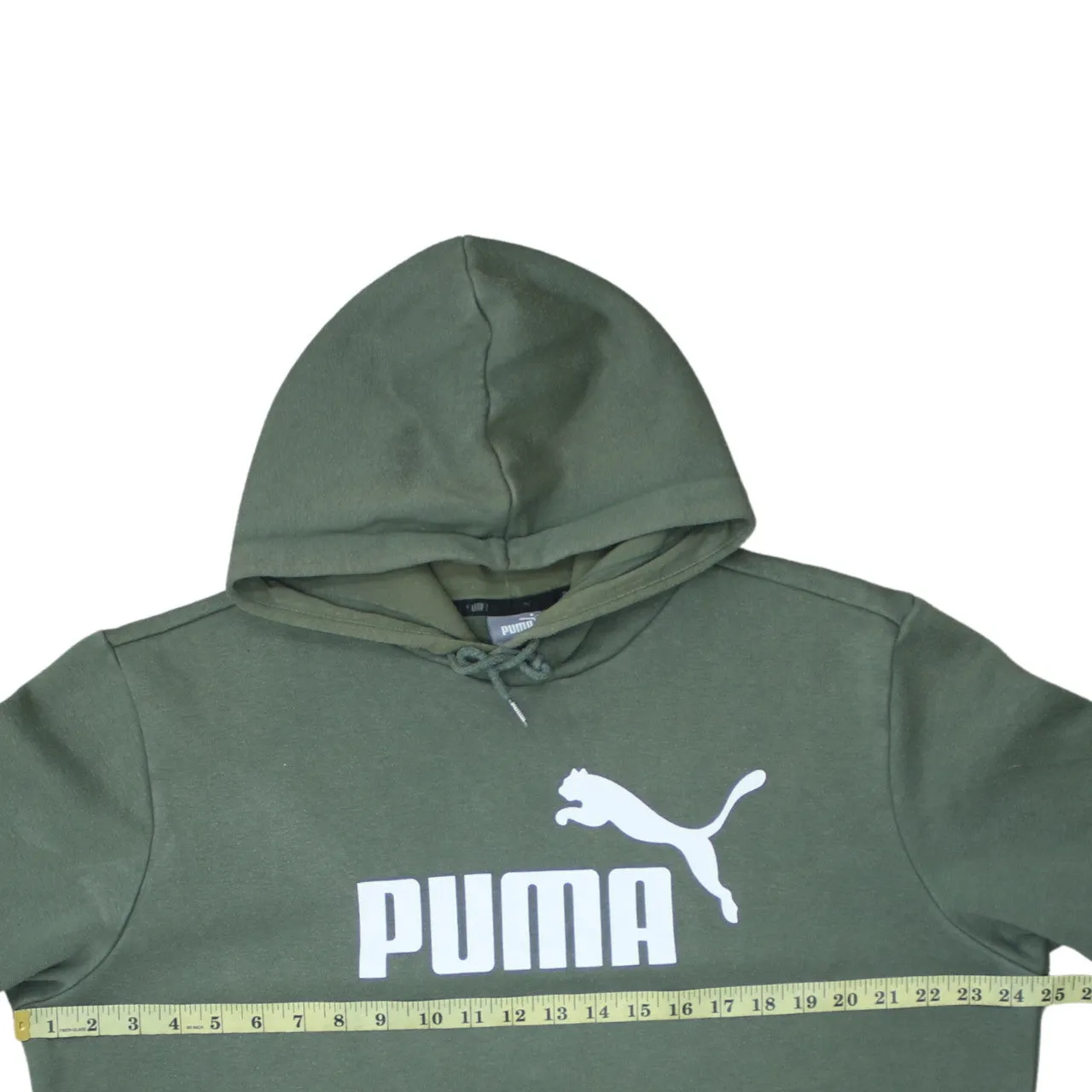 Puma 90's Spellout Pullover Hoodie Large Green sold by Vintage Club product image thumbnail 5