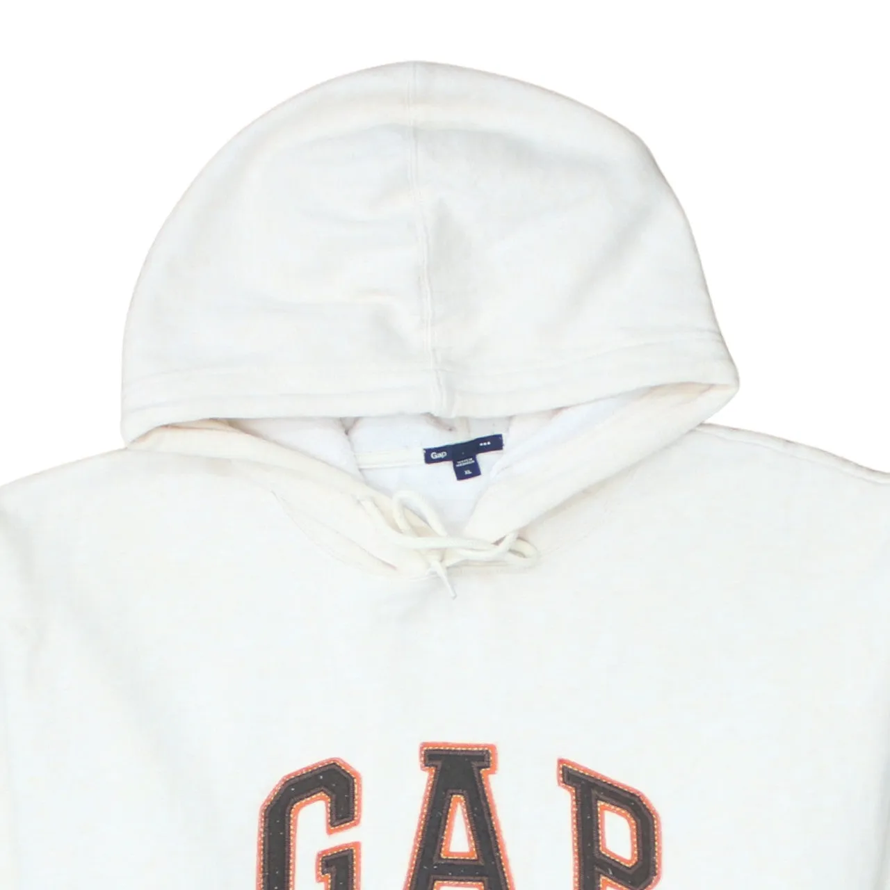 Gap 90's Spellout Pullover Hoodie XLarge Beige Cream sold by Vintage Club product image thumbnail 3