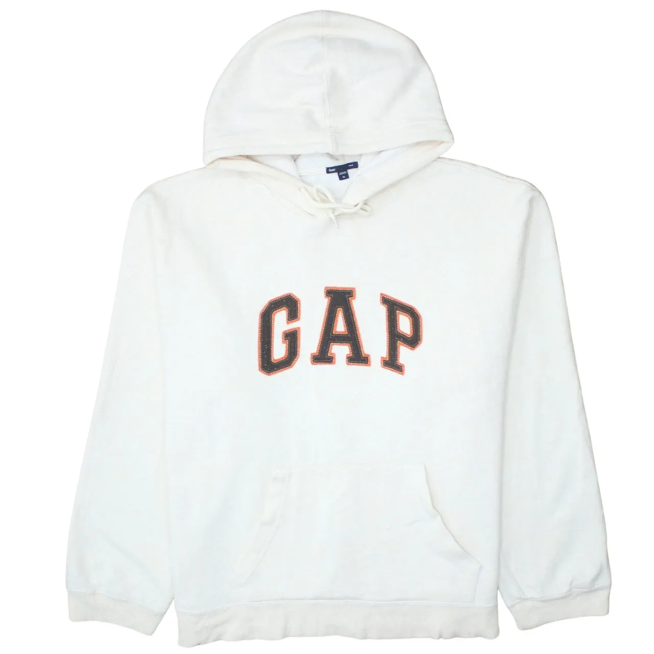 Gap 90's Spellout Pullover Hoodie XLarge Beige Cream sold by Vintage Club