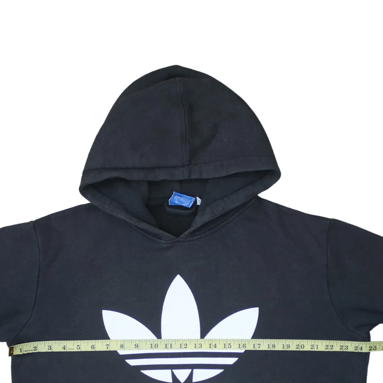 Adidas 90's Spellout Pullover Hoodie XLarge Black sold by Vintage Club product image thumbnail 5