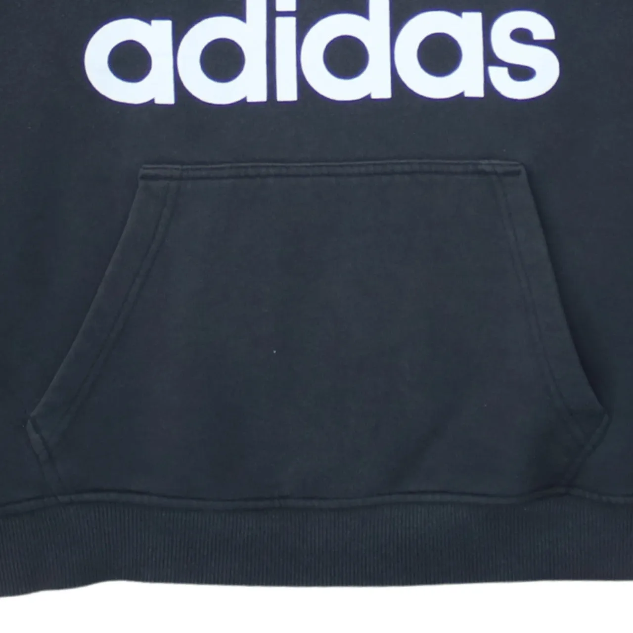 Adidas 90's Spellout Pullover Hoodie XLarge Black sold by Vintage Club product image thumbnail 4