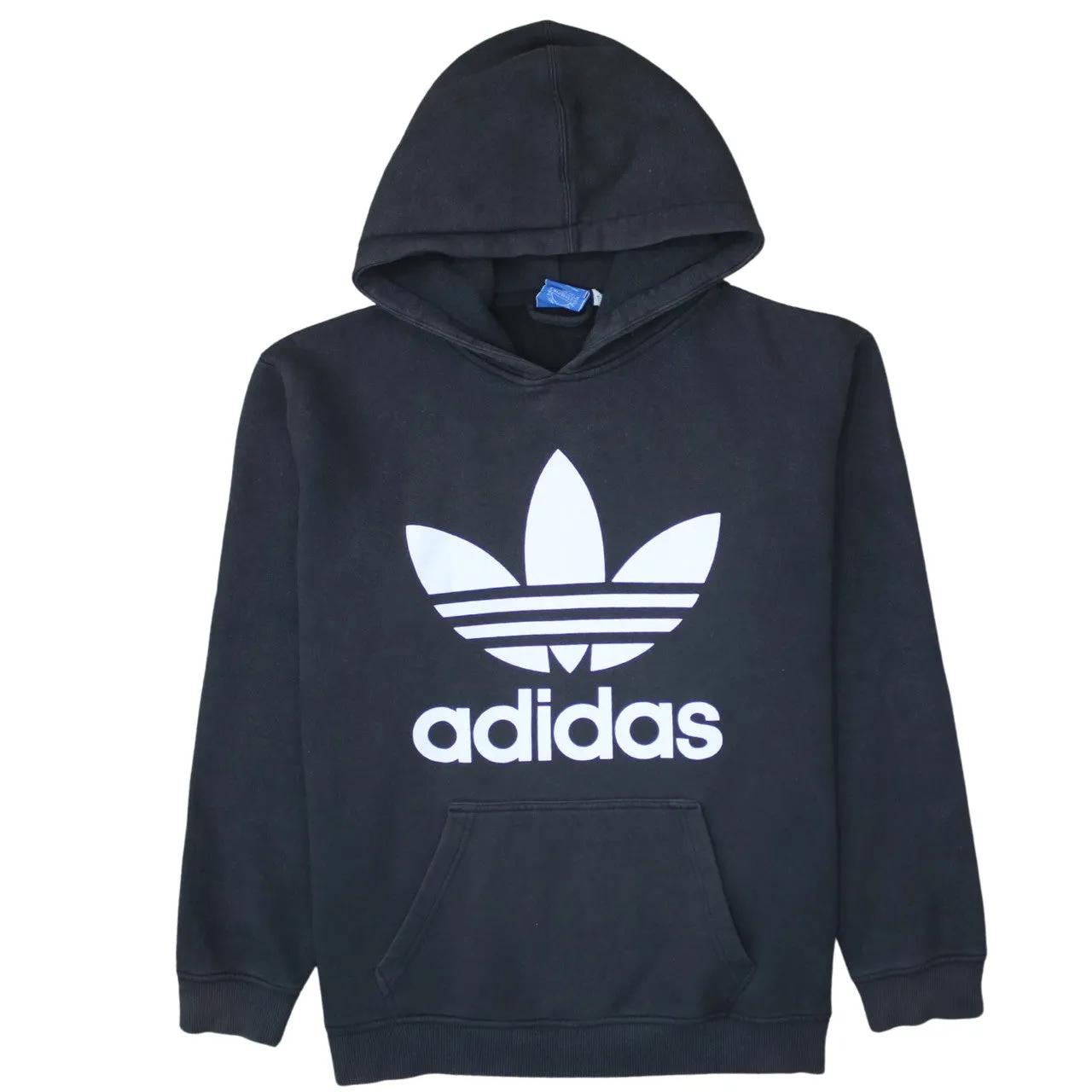 Adidas 90's Spellout Pullover Hoodie XLarge Black sold by Vintage Club