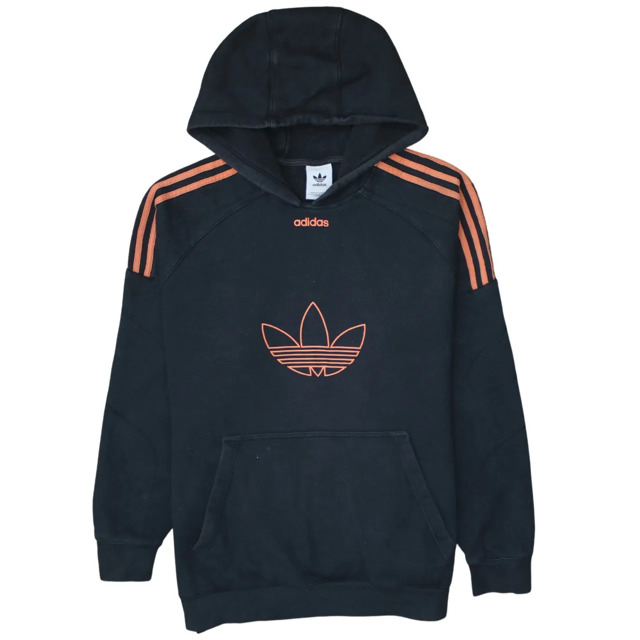 Adidas 90's Spellout Pullover Hoodie XLarge Black sold by Vintage Club
