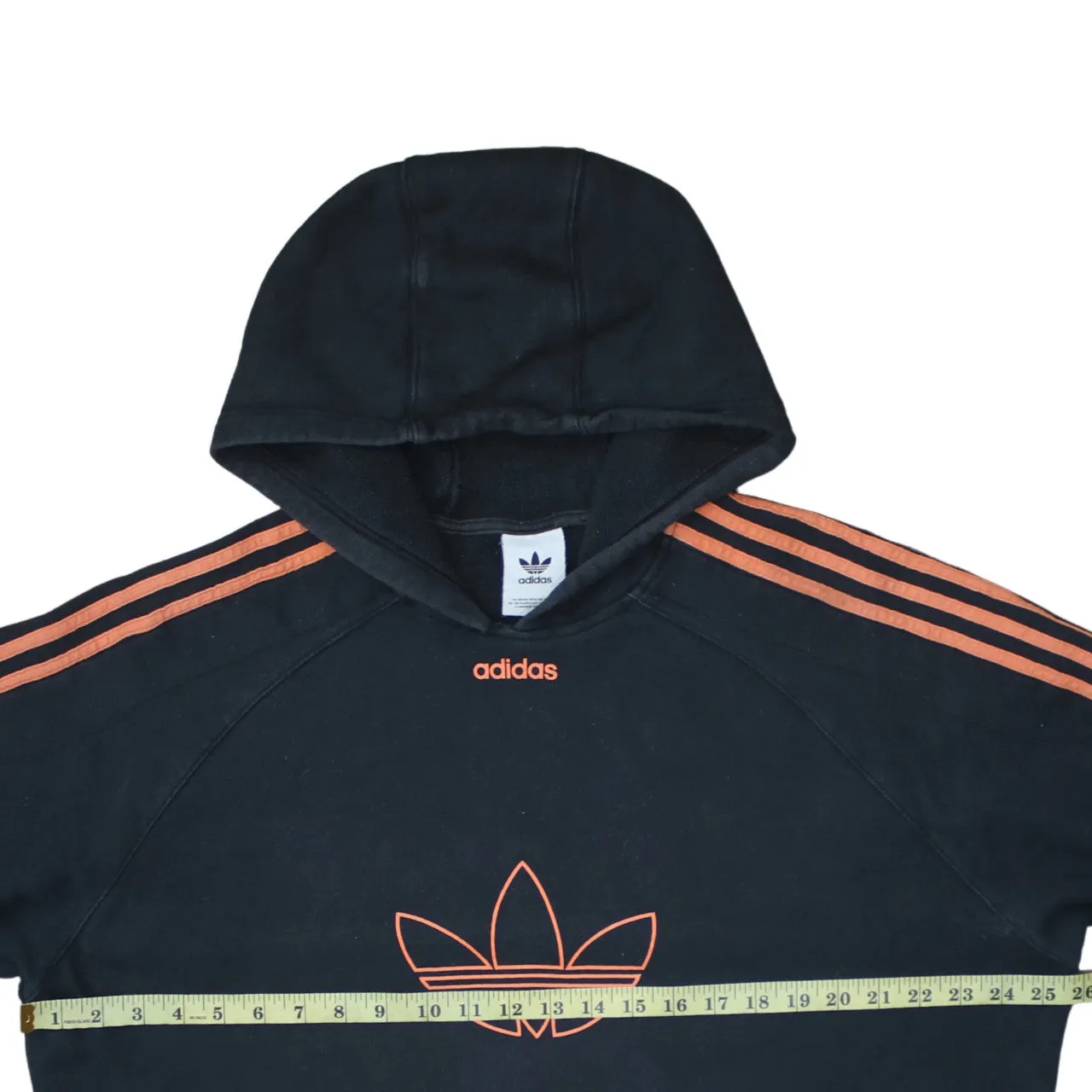 Adidas 90's Spellout Pullover Hoodie XLarge Black sold by Vintage Club product image thumbnail 5
