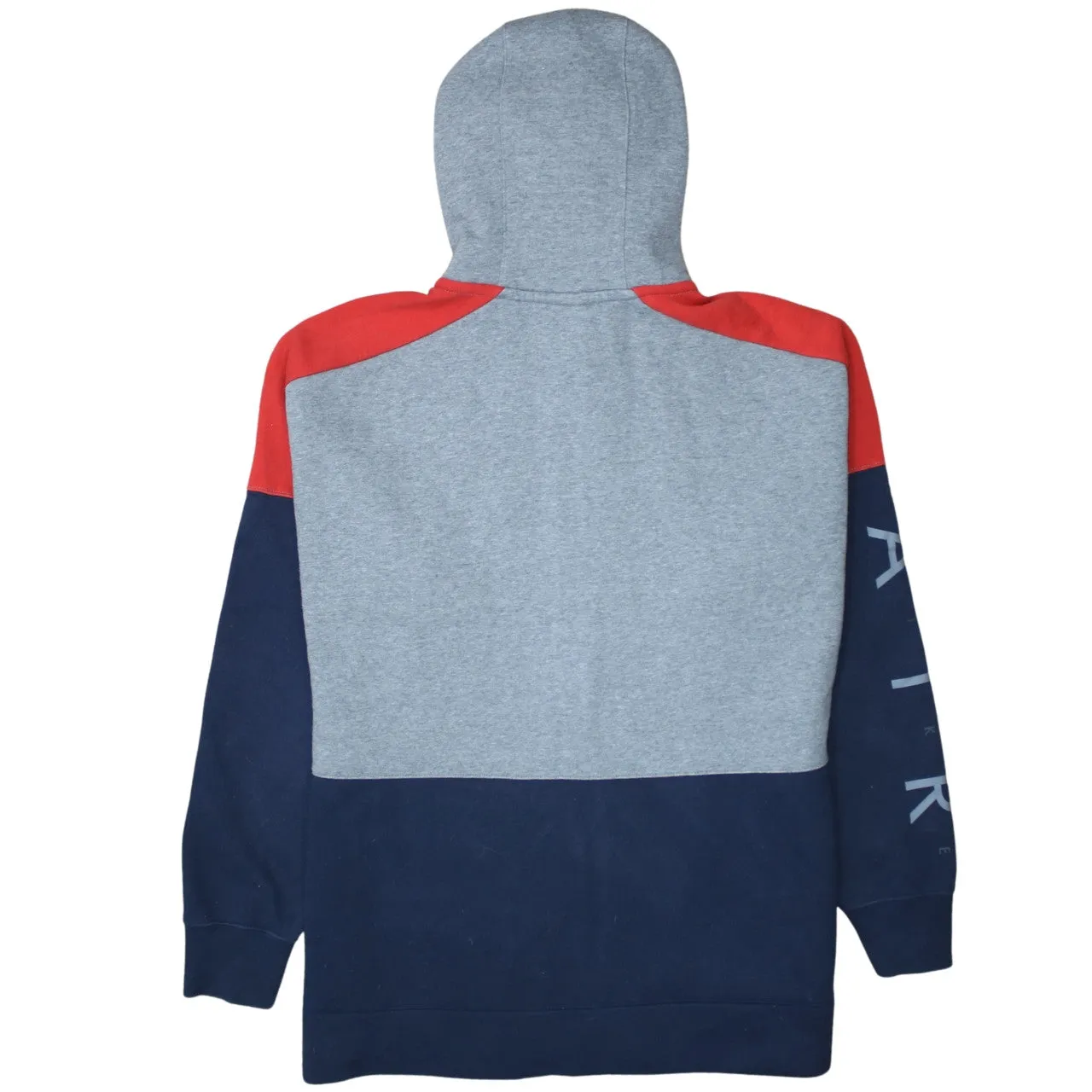 Nike 90's Swoosh Full Zip Up Hoodie Large Grey sold by Vintage Club product image thumbnail 2