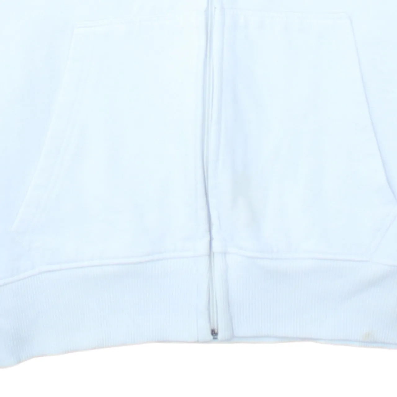 Burberry 90's Plain Full Zip Up Hoodie Medium White sold by Vintage Club product image thumbnail 4