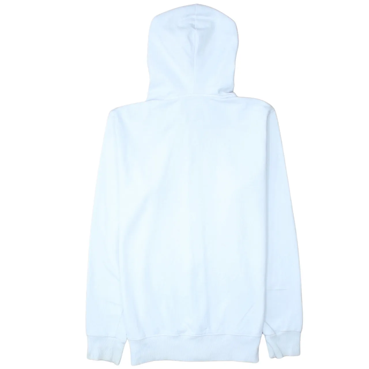 Burberry 90's Plain Full Zip Up Hoodie Medium White sold by Vintage Club product image thumbnail 2