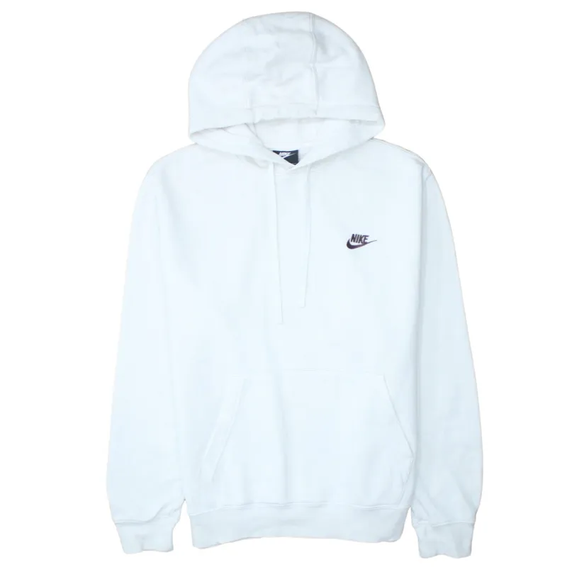 Nike 90's Swoosh Pullover Hoodie Medium White sold by Vintage Club
