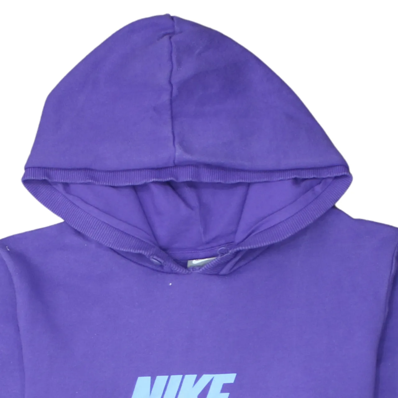Nike 90's Center Middle Swoosh Pullover Hoodie Large Purple sold by Vintage Club product image thumbnail 3