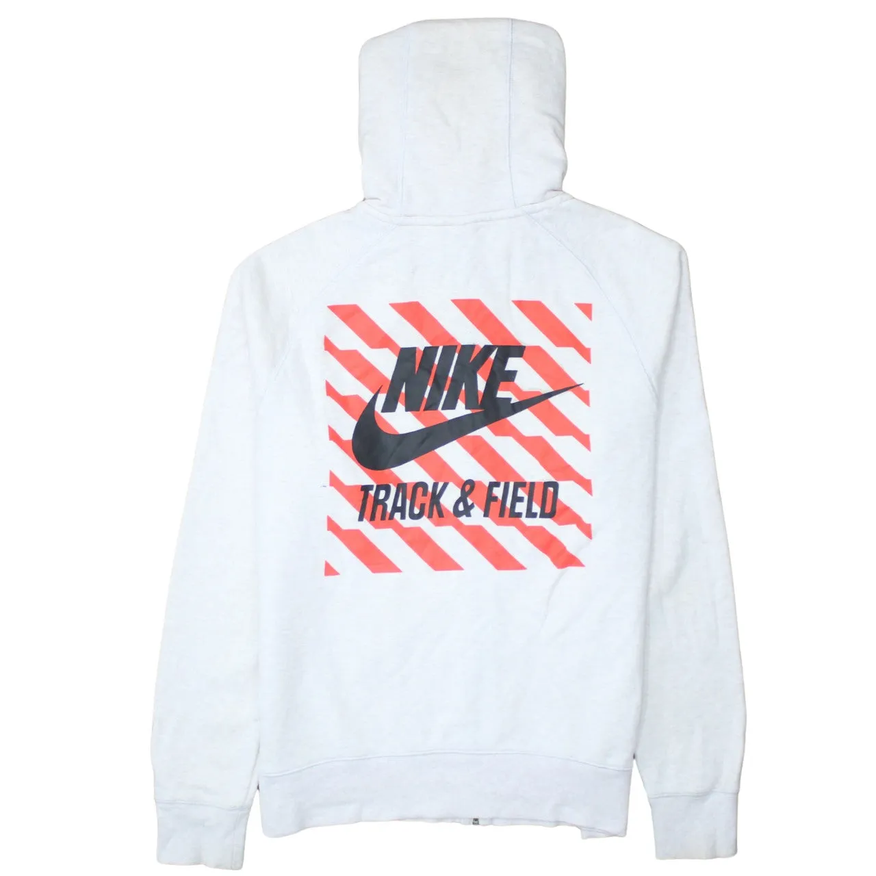 Nike 90's Swoosh Full Zip Up Hoodie Large White sold by Vintage Club product image thumbnail 2