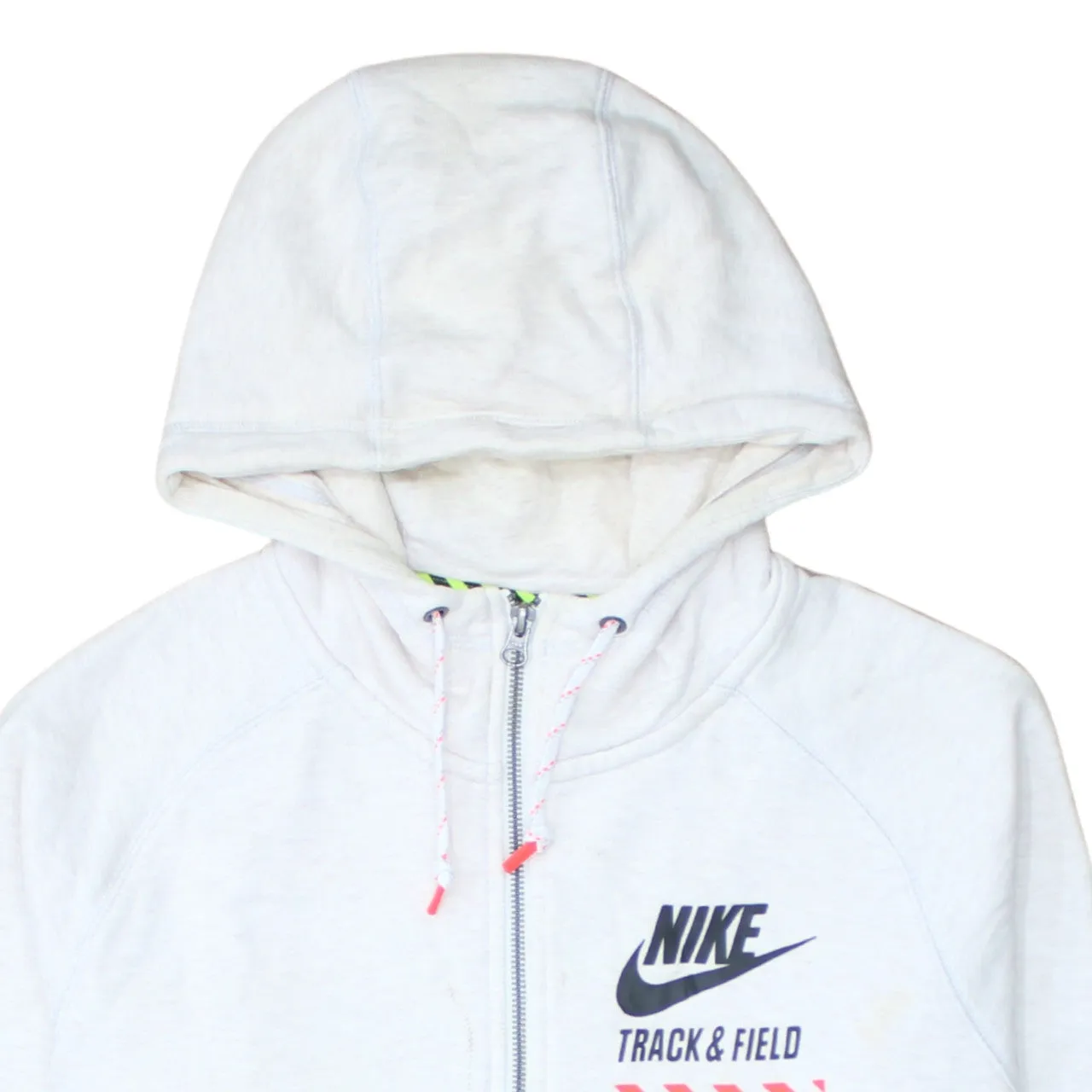 Nike 90's Swoosh Full Zip Up Hoodie Large White sold by Vintage Club product image thumbnail 3