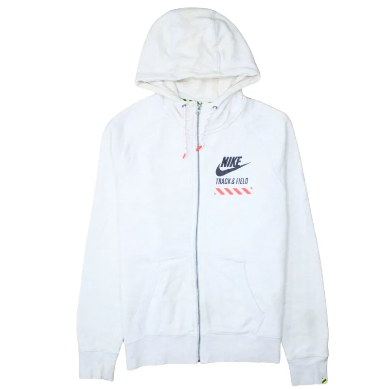Nike 90's Swoosh Full Zip Up Hoodie Large White sold by Vintage Club