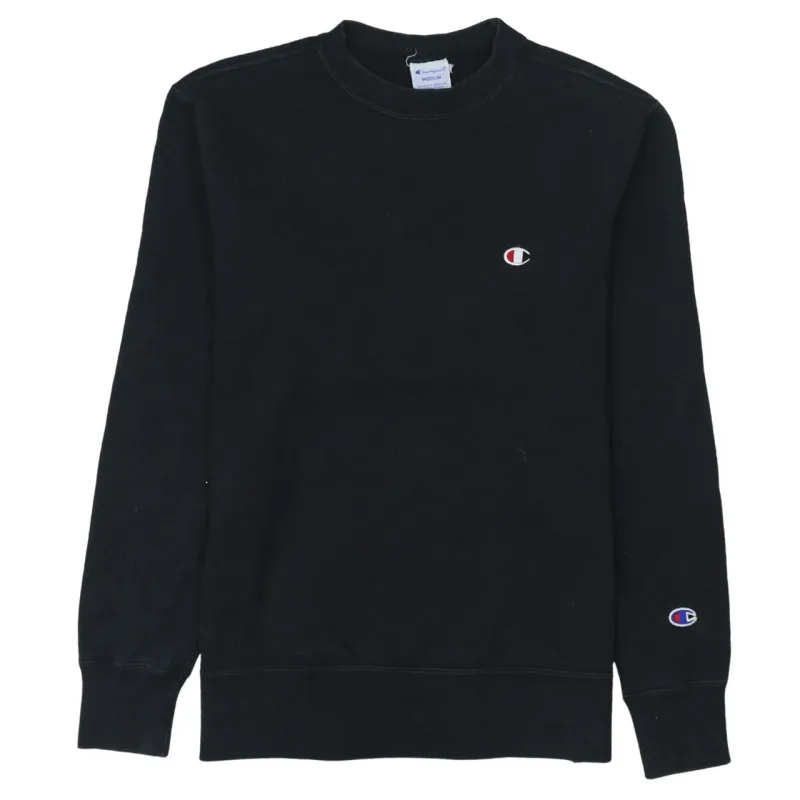Champion 90's Lightweight Crew Neck Sweatshirt Medium Black sold by Vintage Club