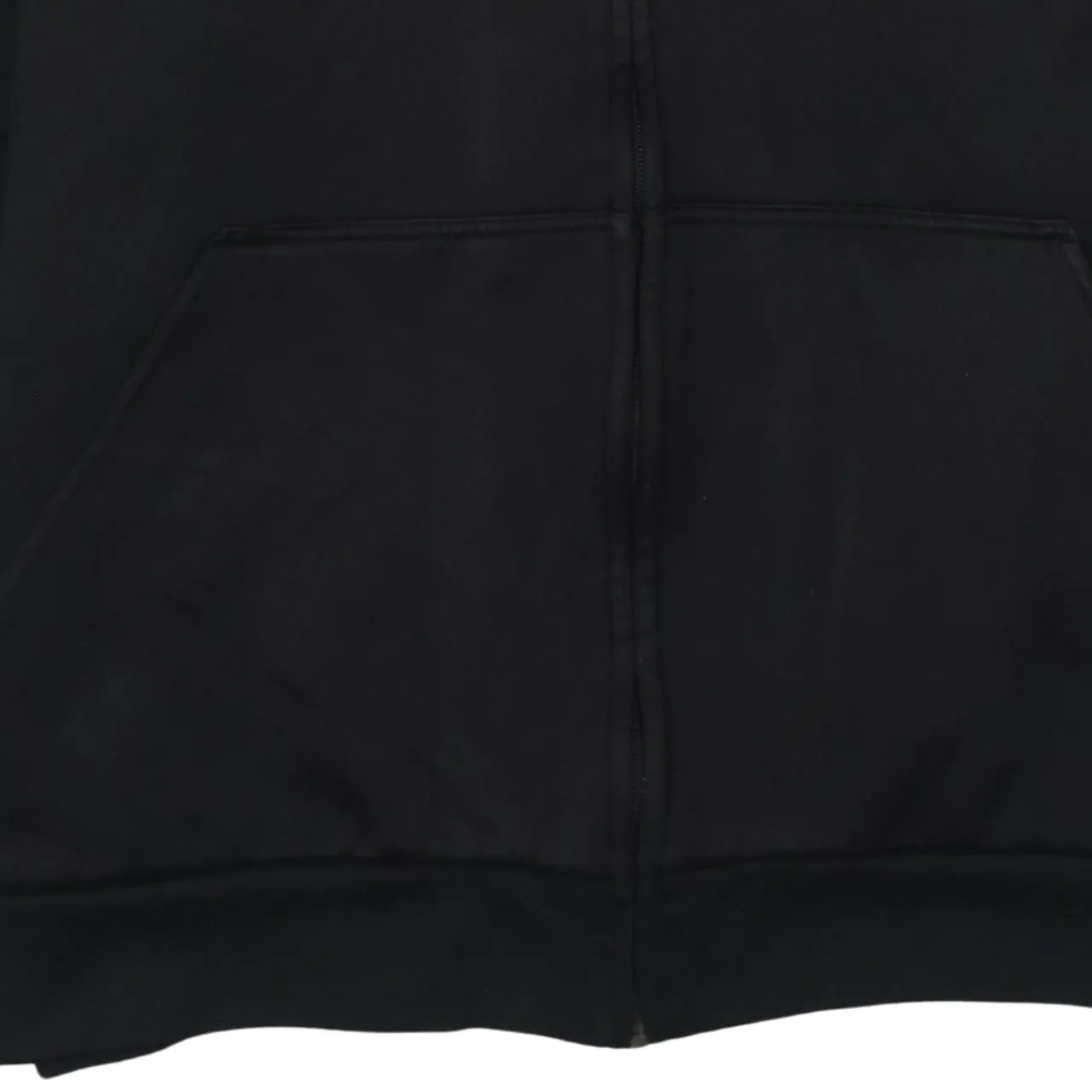 Puma Black Zip Hoodie Women's XLarge Embroidered Logo Contrast Panels Fleece Sweatshirt sold by Vintage Club product image thumbnail 4