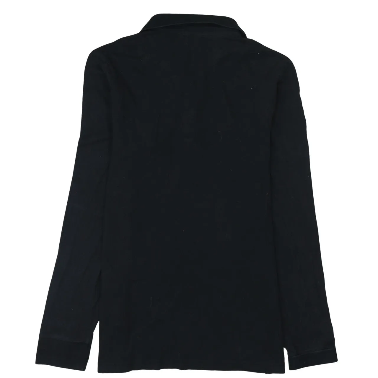 HUGO BOSS 90's Long Sleeve Quarter Button Polo Shirt XLarge Black sold by Vintage Club product image thumbnail 2