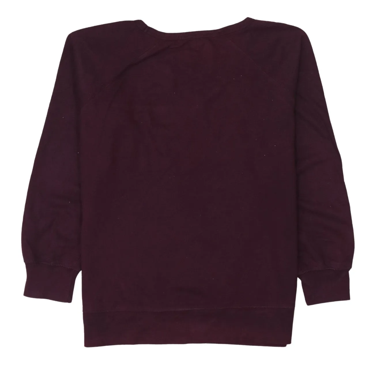 Hard Rock Cafe Burgundy Red Sweatshirt Women's Large Embroidered Singapore Logo Pullover Top sold by Vintage Club product image thumbnail 2