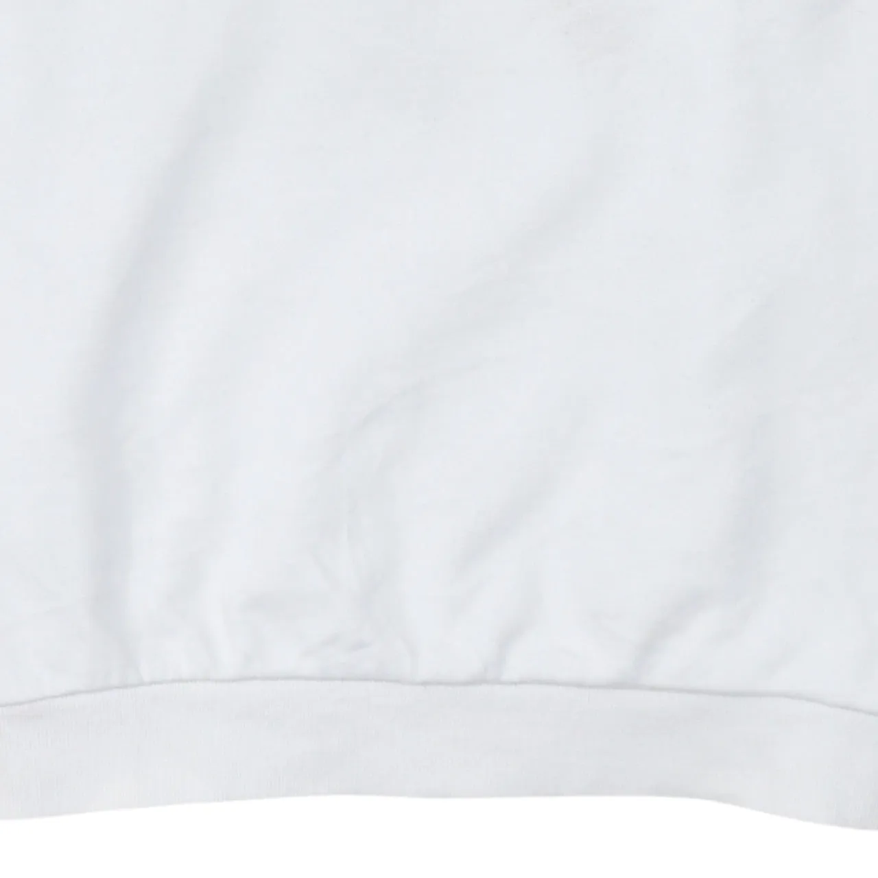 Ellesse White Sweatshirt Women's XLarge Embroidered Chest Logo Ribbed Cuffs Crewneck Pullover sold by Vintage Club product image thumbnail 4