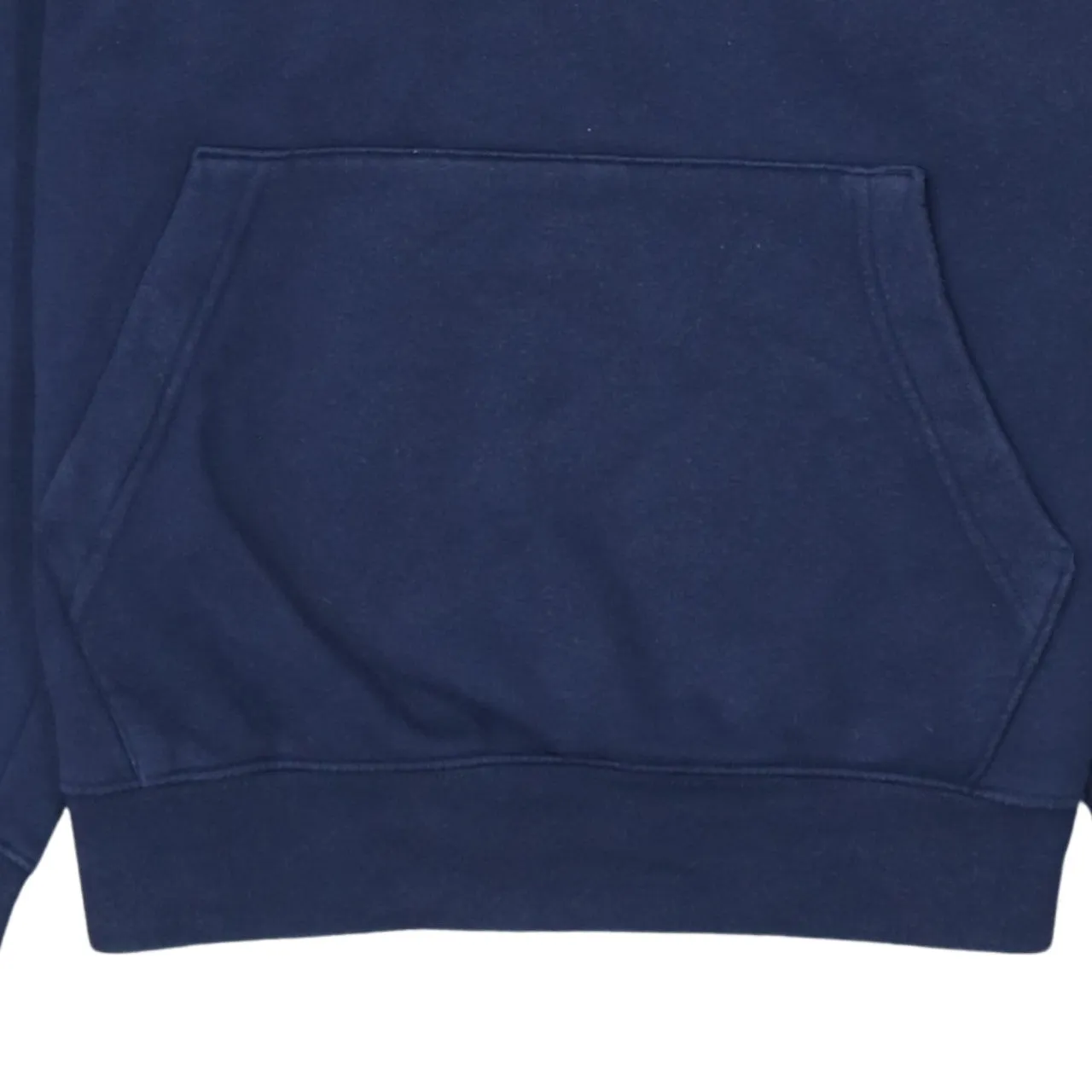 Nike Navy Blue Hoodie Men's Small Embroidered Swoosh Logo Front Pocket Pullover Sweatshirt sold by Vintage Club product image thumbnail 4