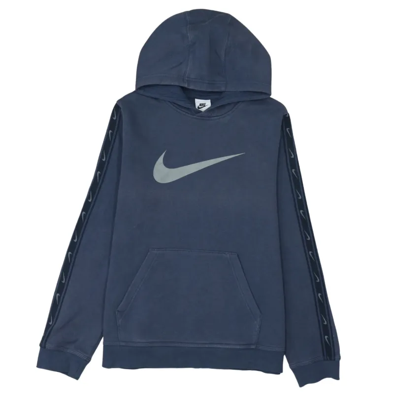 Nike 90's Center Middle Swoosh Pullover Hoodie XLarge Navy Blue sold by Vintage Club