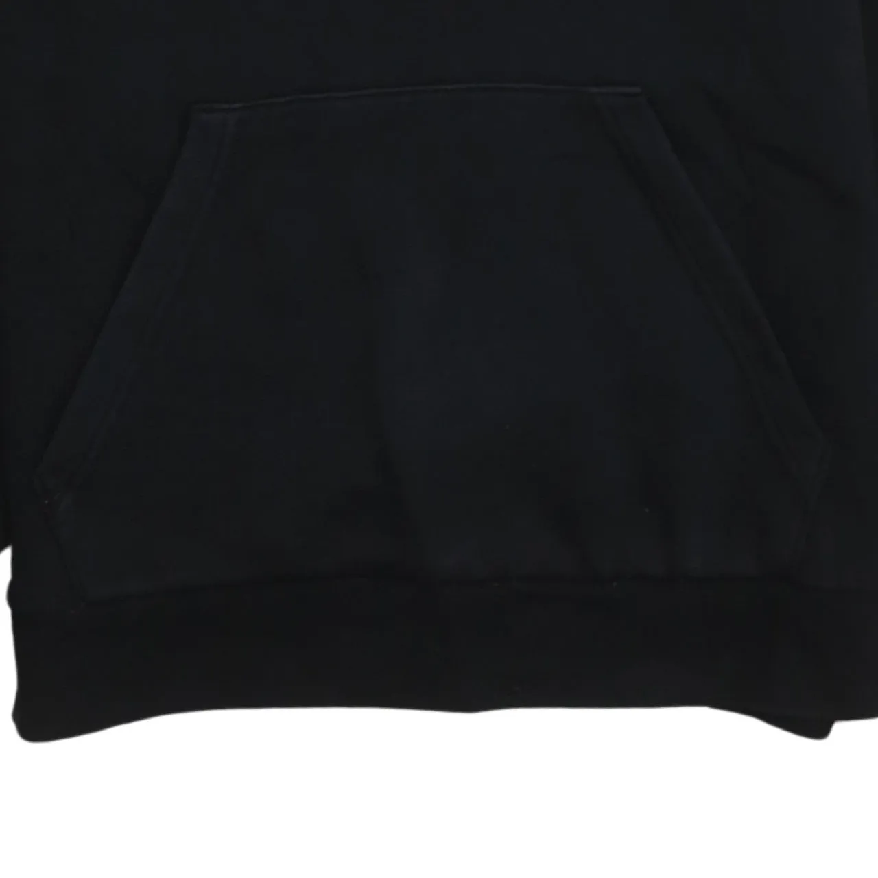 Adidas 90's Drawstring Pockets Pullover Hoodie Small Black sold by Vintage Club product image thumbnail 4