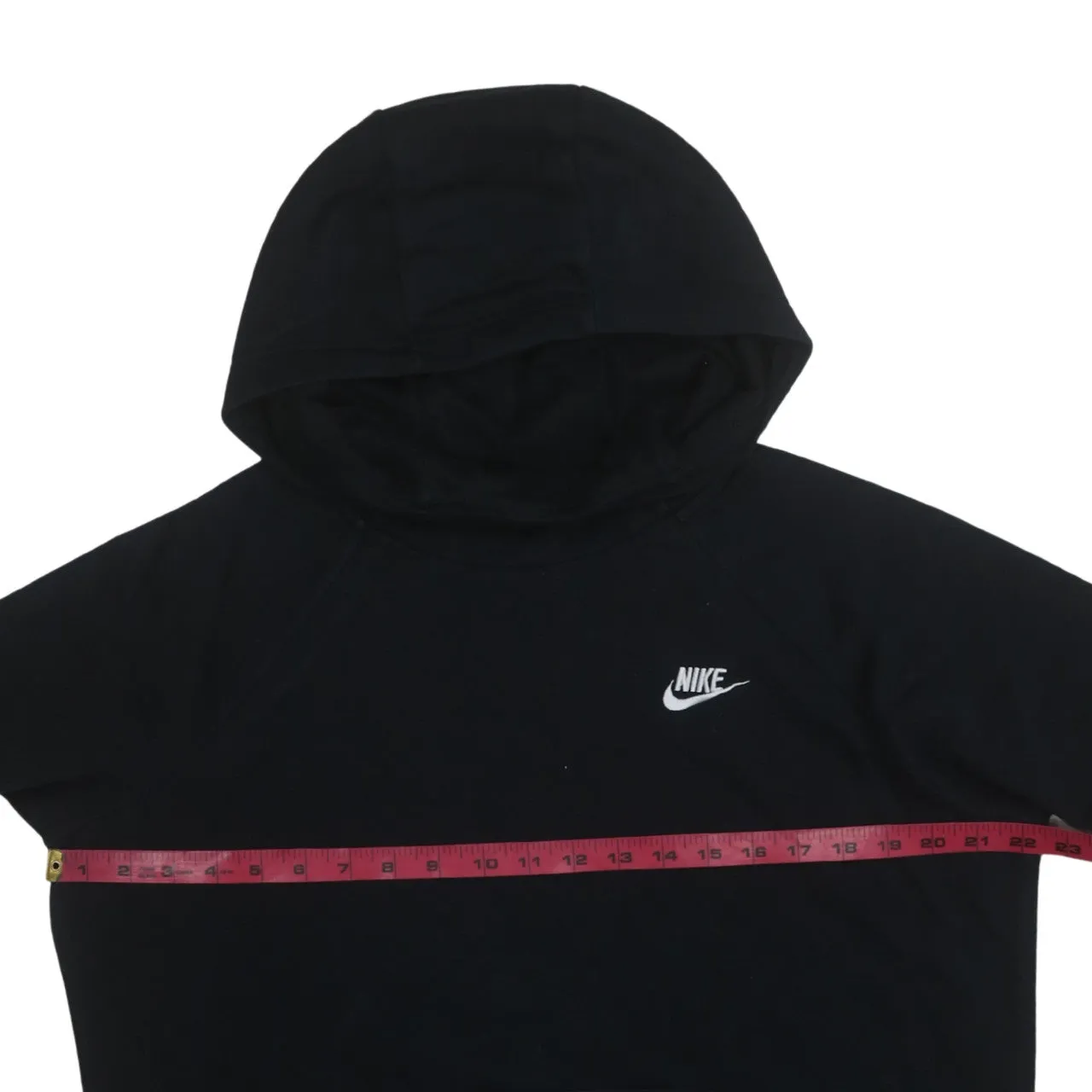 Nike 90's Swoosh Pullover Hoodie Medium Black sold by Vintage Club product image thumbnail 5