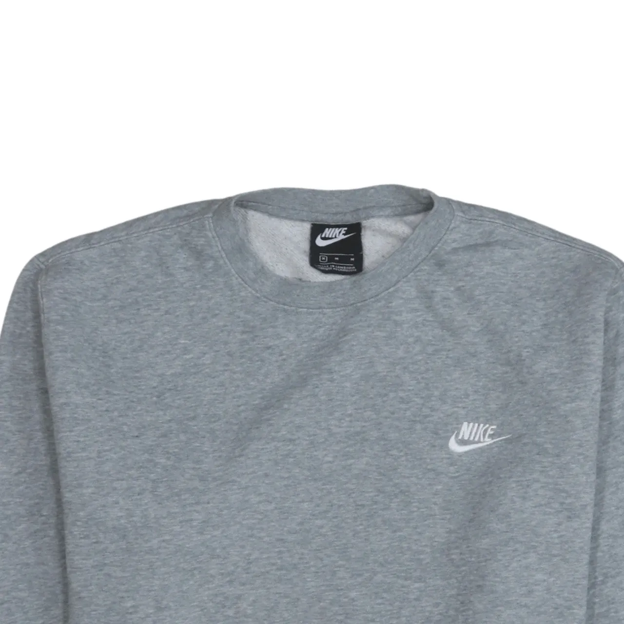 Nike 90's Swoosh Crew Neck Sweatshirt Medium Grey sold by Vintage Club product image thumbnail 3