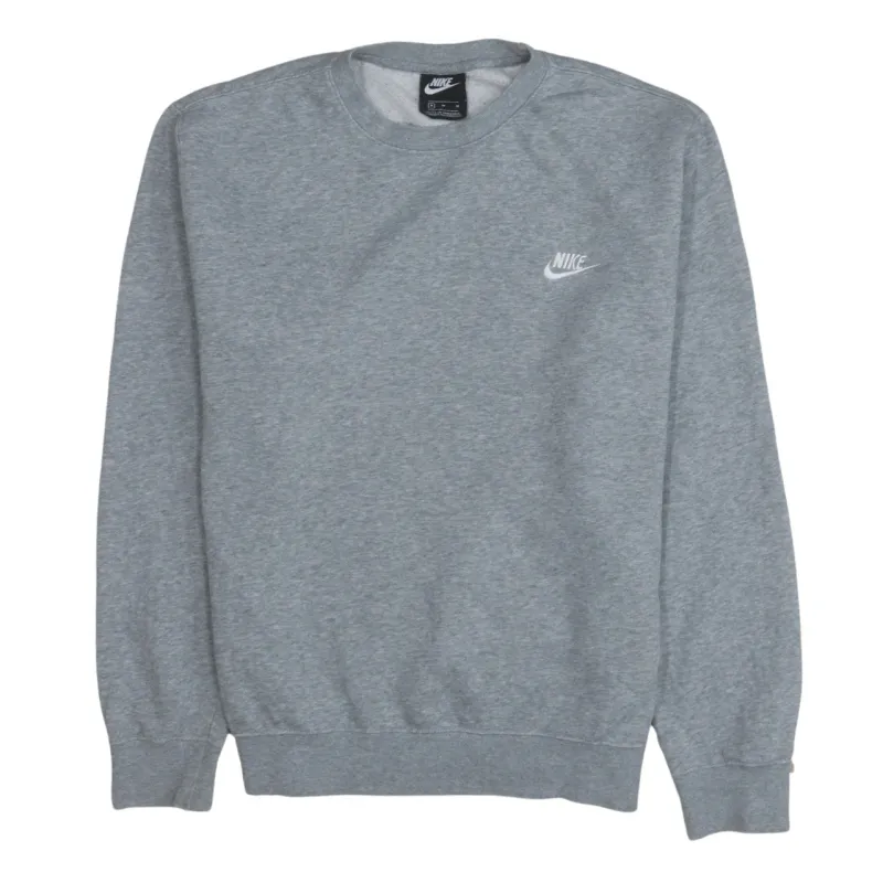 Nike 90's Swoosh Crew Neck Sweatshirt Medium Grey sold by Vintage Club