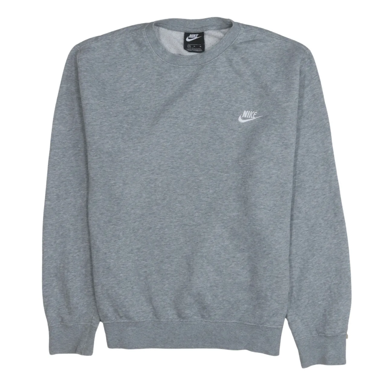 Nike 90's Swoosh Crew Neck Sweatshirt Medium Grey sold by Vintage Club