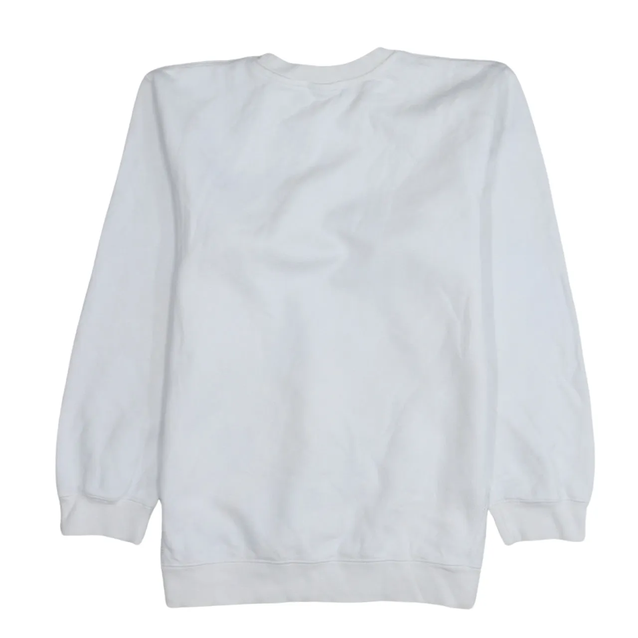 Reebok White Sweatshirt Men's XSmall Printed Classic Multilanguage Logo Crewneck Pullover Top sold by Vintage Club product image thumbnail 2