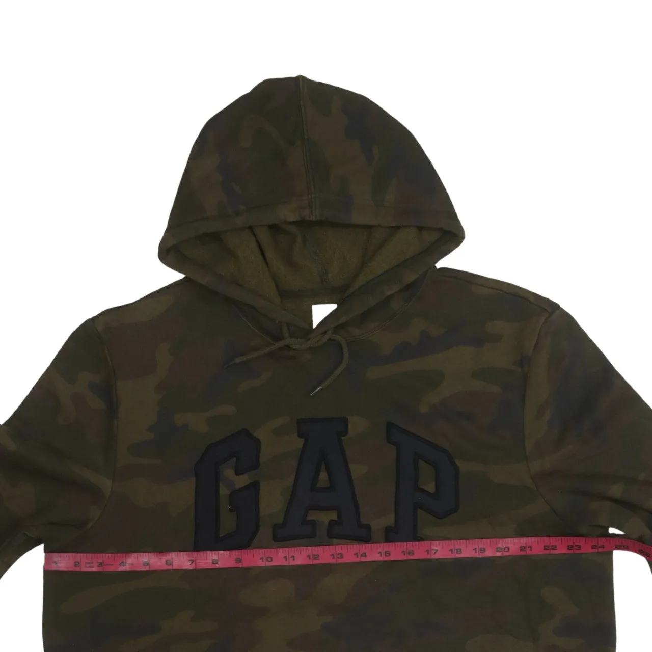 Gap Camo Green Hoodie Women’s XLarge Embroidered Logo Front Pocket Pullover Sweatshirt sold by Vintage Club product image thumbnail 5