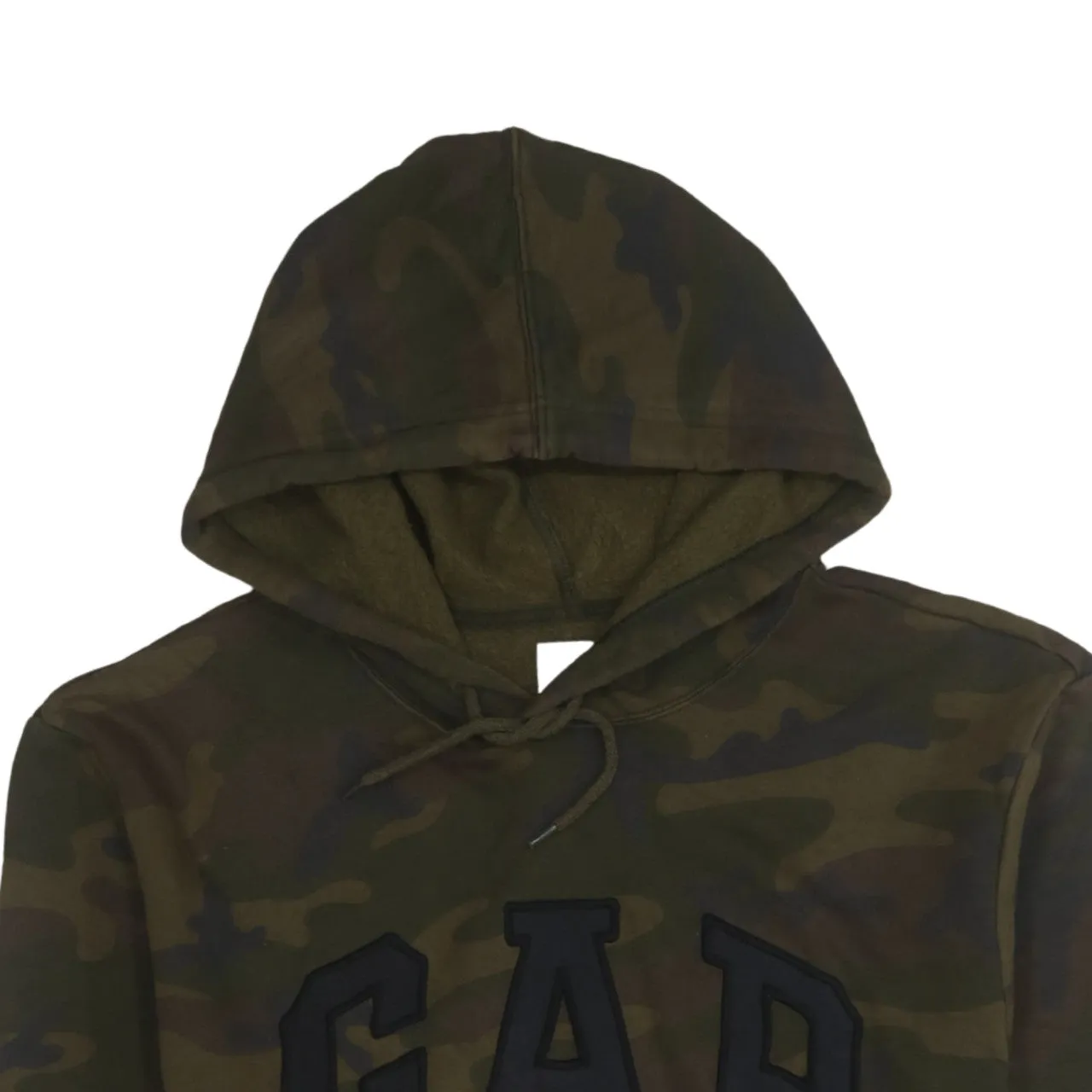 Gap Camo Green Hoodie Women’s XLarge Embroidered Logo Front Pocket Pullover Sweatshirt sold by Vintage Club product image thumbnail 3